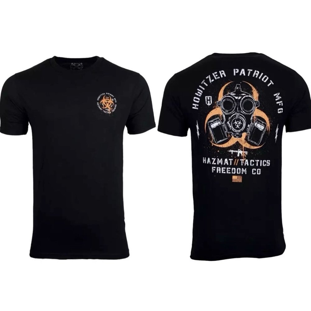 Howitzer Style Men's T-Shirt HAZMAT TACTICS Military Grunt S M L XL 2XL 3XL